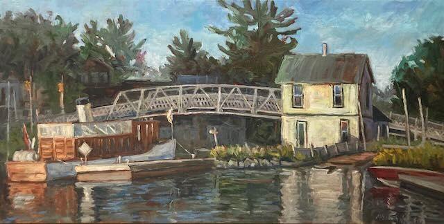 Dorset Hump Bridge and Channel-pic