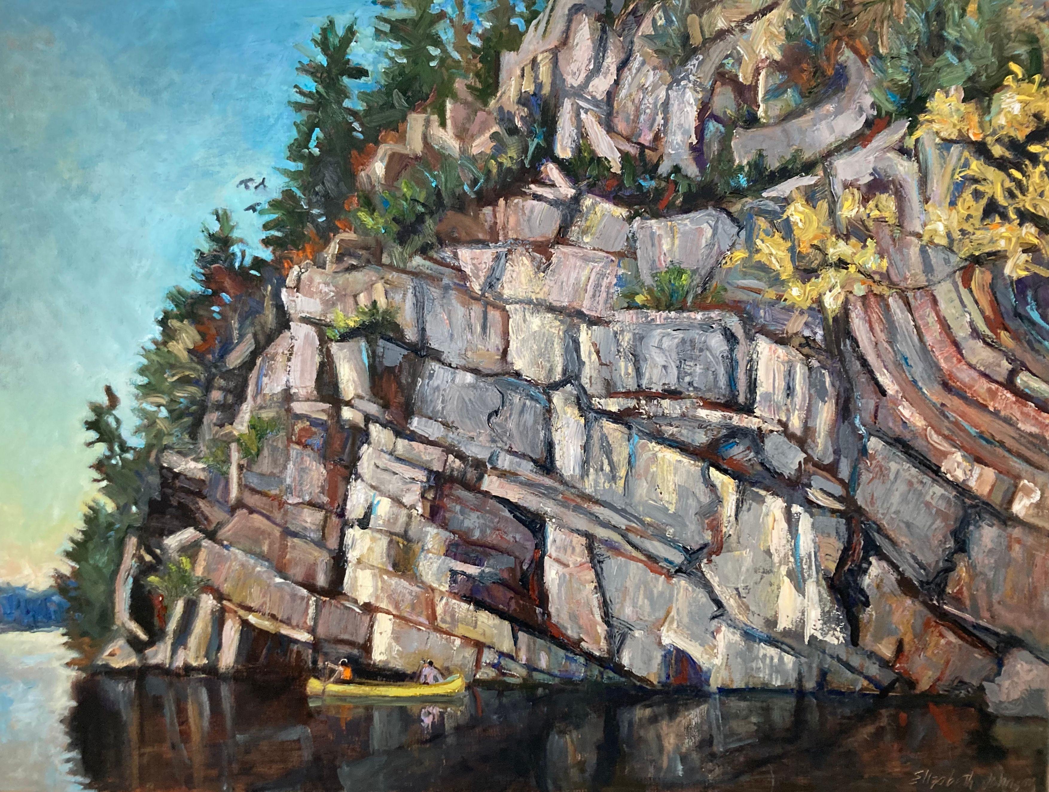 Livingstone Lake Rock-pic