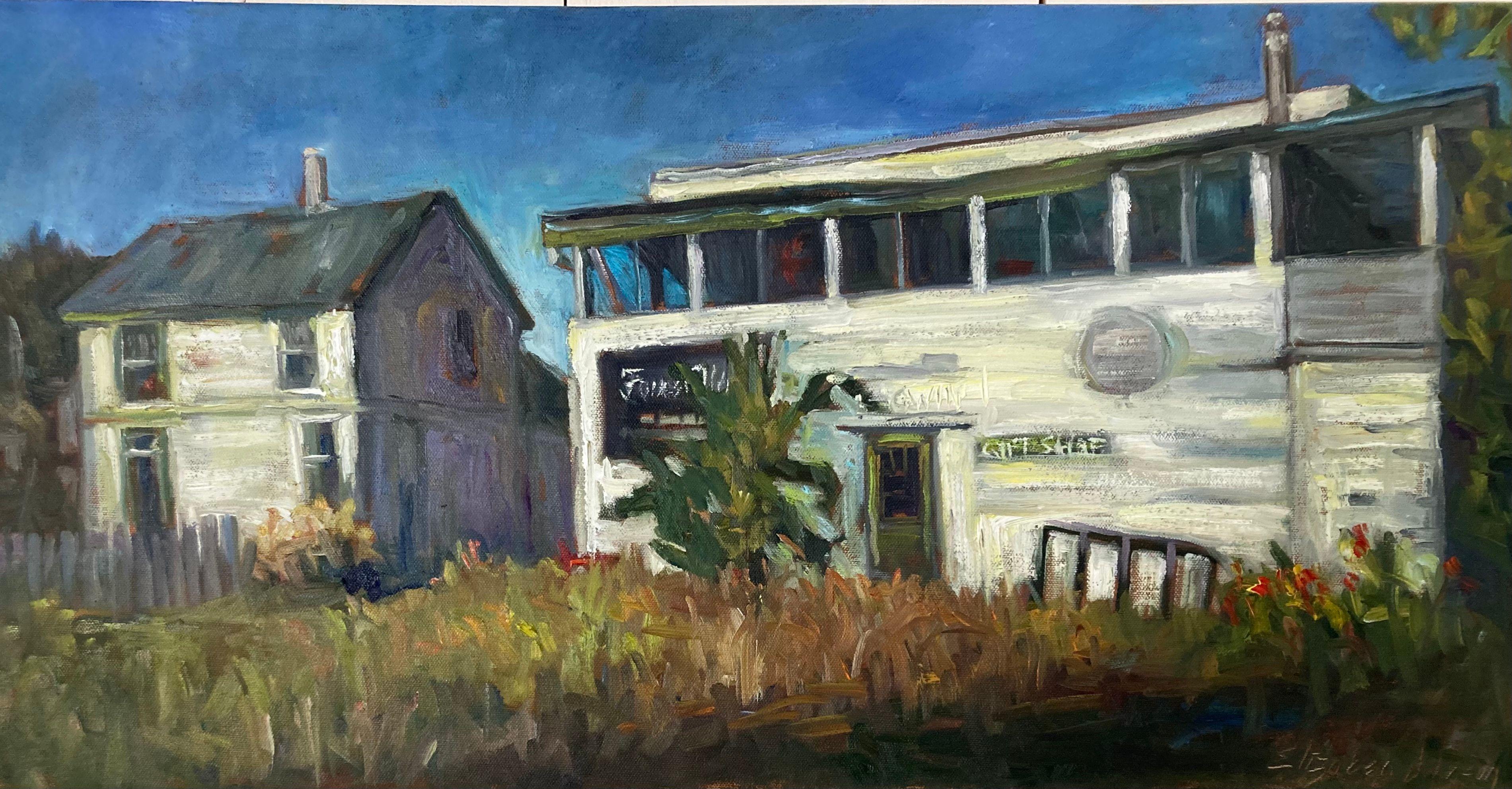 Lakeside View of Clayton's Store and Marina-pic