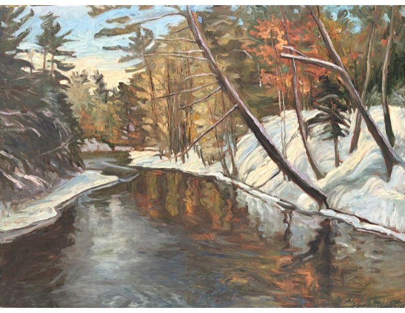 View from Peter Overington Bridge, Stanhope-pic